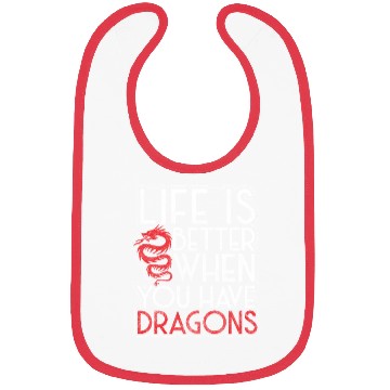 Discover Fantasy Dragon Scales Monster Chinese Dragon Bibs