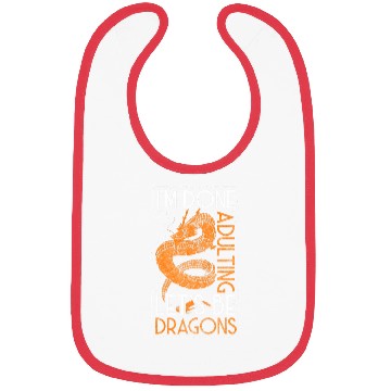 Discover Dragon Black Chinese Dragon Bibs