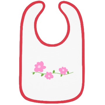 Discover pink flowers plants symbol nature Bibs