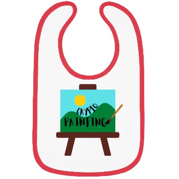 Discover Crypto Painting Bibs