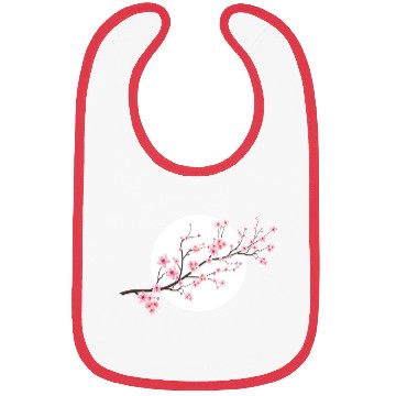Discover Cherry Blossoms Spring Japan Nature Bibs