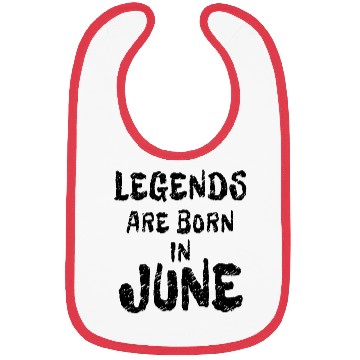 Discover Legends are Born in June | Freedom Day Bibs
