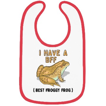 Discover BFF Best Froggy Frog Bibs