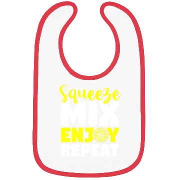 Discover Squeeze Mix Enjoy Repeat Lemon Juice Boss Bibs