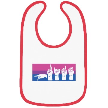 Discover Bisexual ALS Pride BI Sing Language LGBT Lover Bi Bibs