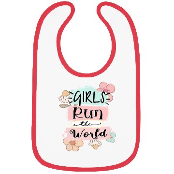 Discover Girls Run the World sublimation Bibs