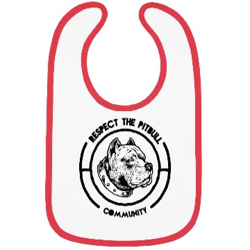 Discover RESPECT THE PITBULL Bibs