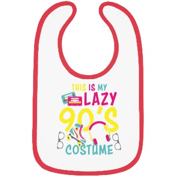 Discover This Is My Lazy 90s Costume Bibs
