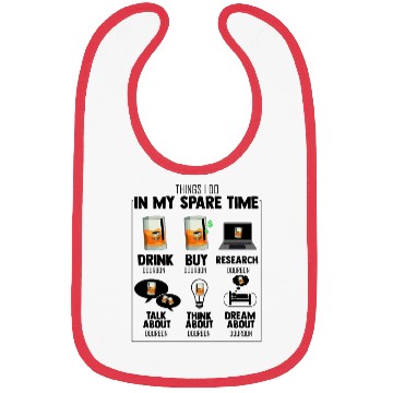 Discover Hilarious My Spare Times Obsessions Drinking Bibs