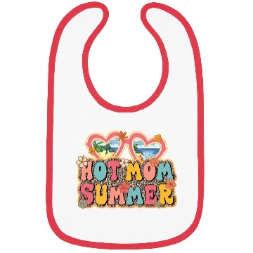 Discover Hot Mom Summer sublimation Bibs