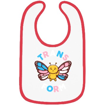 Discover Transgender Monarch Butterfly Trans Form Kawaii Bibs