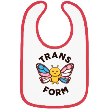 Discover Transgender Monarch Butterfly Trans Form Kawaii Bibs
