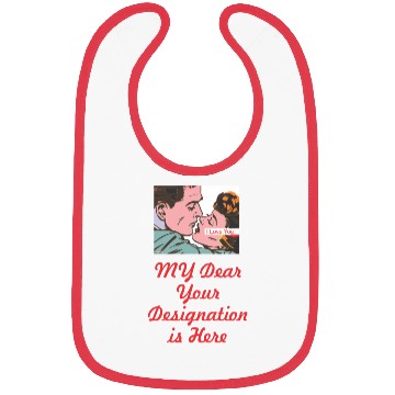 Discover I love you best design Bibs