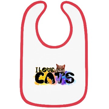 Discover I love Cats Classic Bibs