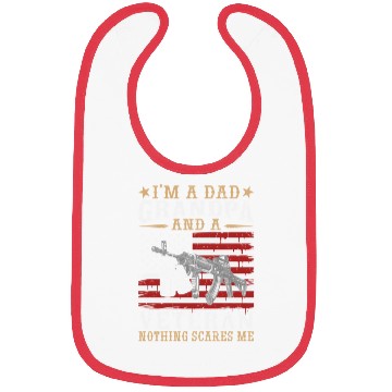 Discover Im A Dad Veteran Nothing Bibs