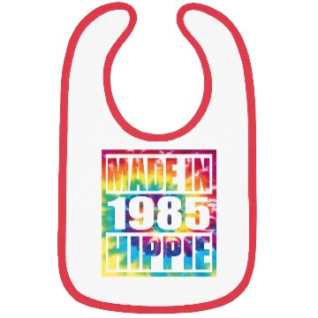 Discover Hippie Birthday 1985 Bibs