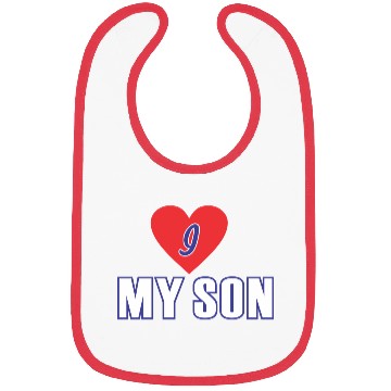 Discover I love my son Bibs