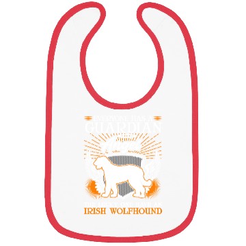 Discover Irish Wolfhound Guardian Angel Bibs