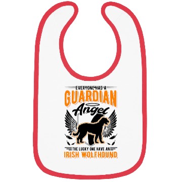 Discover Irish Wolfhound Guardian Angel Bibs