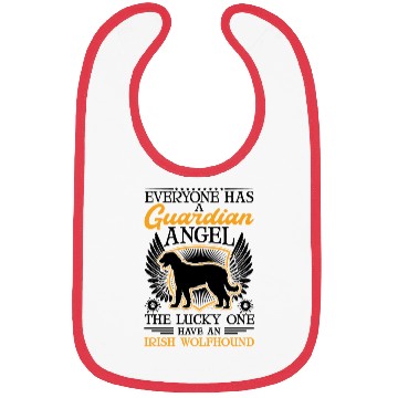 Discover Irish Wolfhound Guardian Angel Bibs