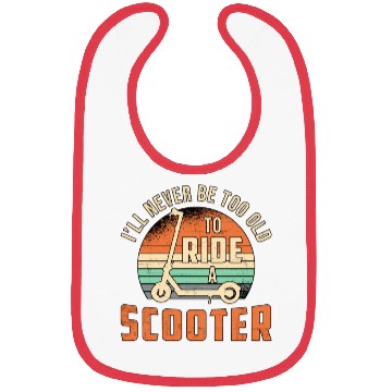 Discover I'll Never Be Too Old Scooter Driver Vintage Bibs