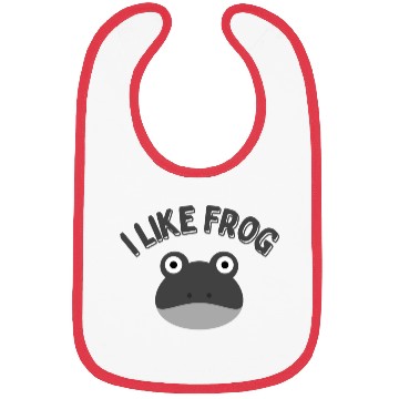 Discover I Like Frog Bibs