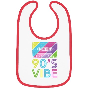 Discover 90's Vibe Retro Cassette Tape Music Bibs