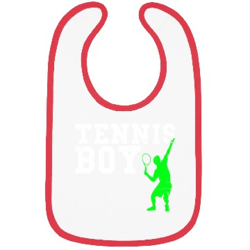 Discover tennis boy Bibs