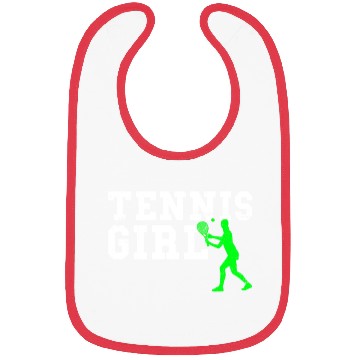 Discover tennis girl Bibs