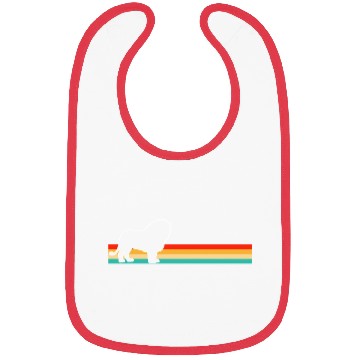 Discover lion retro Bibs