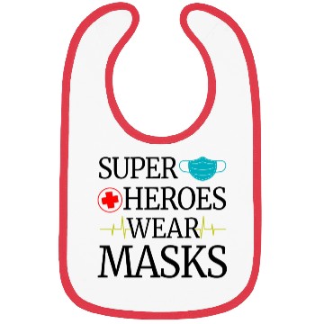 Discover Super Heroes Wear Masks Bibs