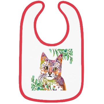 Discover Floral Cat Bibs