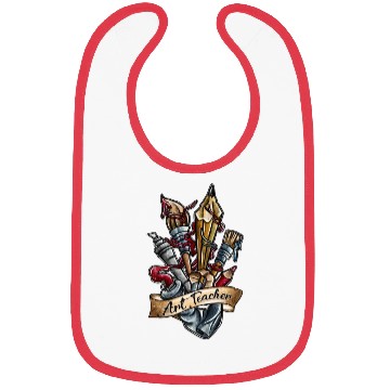 Discover Art Teacher Bibs