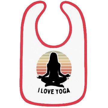 Discover I Love Yoga Bibs
