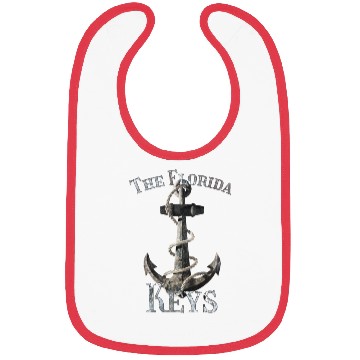 Discover Florida Keys Vacation Nautical Anchor Sailing Bibs