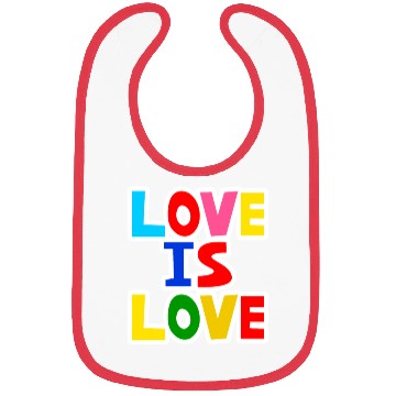 Discover Love is Love Bibs