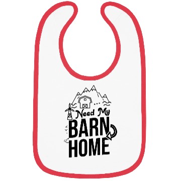 Discover Hilarious My Barn Farming Ranch Stables Farmstead Bibs
