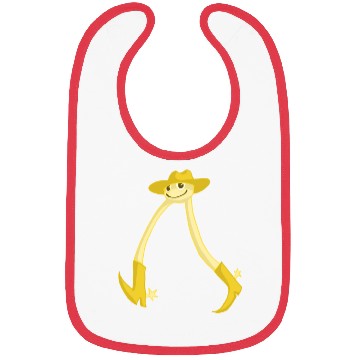 Discover cow boy Bibs
