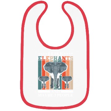 Discover I Like Elephants And Maybe 3 People Zookeeper Bibs