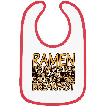 Discover Ramen, For Dinner And Lunch And Breakfast Bibs