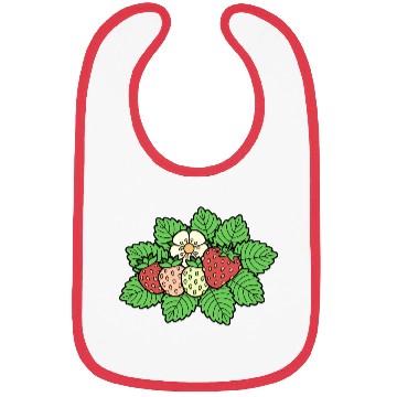 Discover Strawberry Icon Bibs