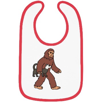 Discover Bigfoot Sasquatch Walking Ferret Bibs