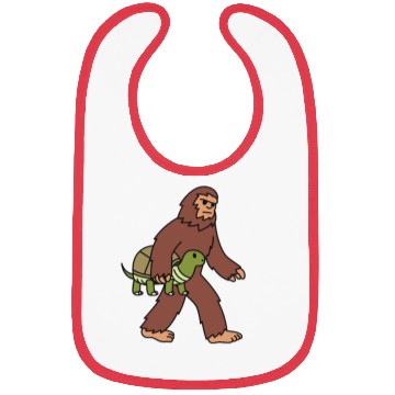 Discover Bigfoot Sasquatch Walking Tortoise Bibs