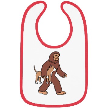 Discover Bigfoot Sasquatch Walking Pit Bull Bibs