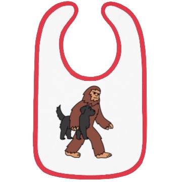 Discover Bigfoot Sasquatch Walking Newfoundland Dog Bibs