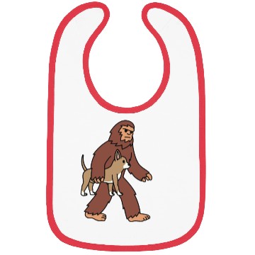 Discover Bigfoot Sasquatch Walking Chihuahua Bibs