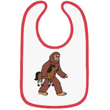 Discover Bigfoot Sasquatch Walking Horse Bibs