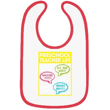 Discover Preschool Teacher Life Bibs
