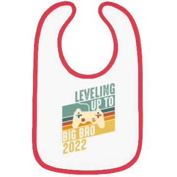 Discover Level up Big Brother 2022 Baby Gamer Boy Baby Bibs