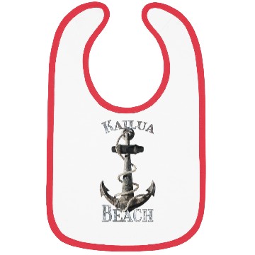Discover Kailua Beach Hawaii Nautical Anchor Sailing Bibs
